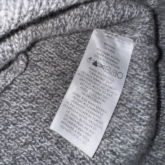 Women's Pendleton Gray Wool Double Breasted cardigan sweater Size 1X Fall Cozy - Picture 8 of 9